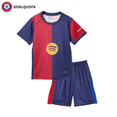 Kid's Barcelona Home Jersey Kit 2024/25 - Spotify Logo Without Text