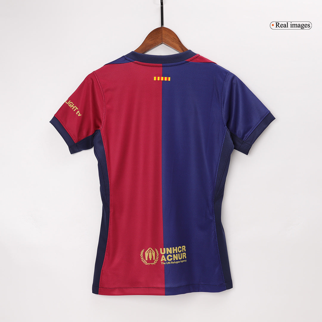 Women's Barcelona Home Soccer Jersey 2024/25-The Jerseys Shop