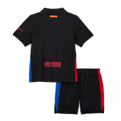 Kid's Barcelona Away Jersey Kit(Jersey+Shorts) 2024/25-The Jerseys Shop
