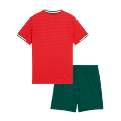 Kid's Portugal Home Jersey Kit(Jersey+Shorts) 2025-The Jerseys Shop